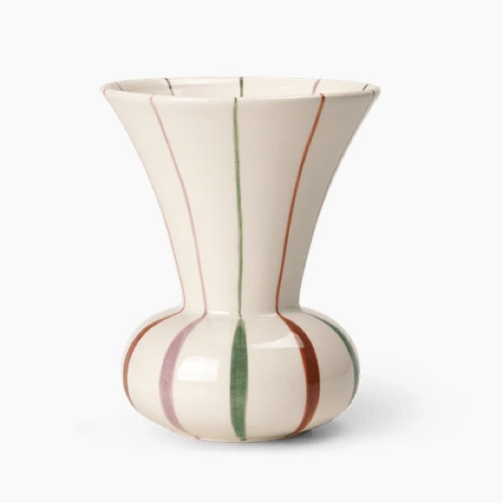 Kahler Signature Handpainted Vase Stoneware Designed by Meyer-Lavigne - Picture 1 of 8